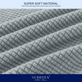 Subrtex 4Piece Stretch Textured Grid Individual Couch Seat Cover