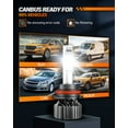 thumbnail image 4 of SEALIGHT Fog Light Powersport, 40,000LM 7 times Brightness 9007 Bulbs or fog, 9007 Light Easy Plug-N-Play Fog Bulbs, Pack of 2, 4 of 8
