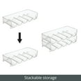 thumbnail image 5 of mDesign Water Bottle / Wine Rack Storage Organizer, 20 Bottles, 4 Pack - Clear, 5 of 9