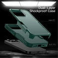 thumbnail image 3 of JETech Case for iPhone 15 Pro 6.1-Inch, Heavy Duty Dual-Layer Rugged Protection, Shockproof Protective Tough Phone Cover with Matte Back (Midnight Green), 3 of 6