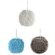 thumbnail image 1 of Toallas de baño compactas de microfibra, absorbentes y suaves, para colgar con anilla, toallas de mano de chenilla esponjosa, paquete de 3, 1 of 7