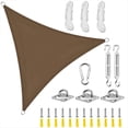 thumbnail image 1 of Toldo Impermeable para Sombra de Sol Triangular, Toldo Impermeable para Césped, Jardín, Actividades Al Aire Libre, Patio, Patio Trasero, Césped, 1 of 5