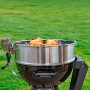 SnS Grills Rotisserie Kit for Weber 22 Kettle Grill — Stainless Steel, Even Cooking & Grilling