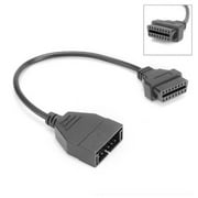 1 Pack GM Diagnostic Scanner OBD1 to OBD2 16 Pin Converter 12 Pin Adapter Cable