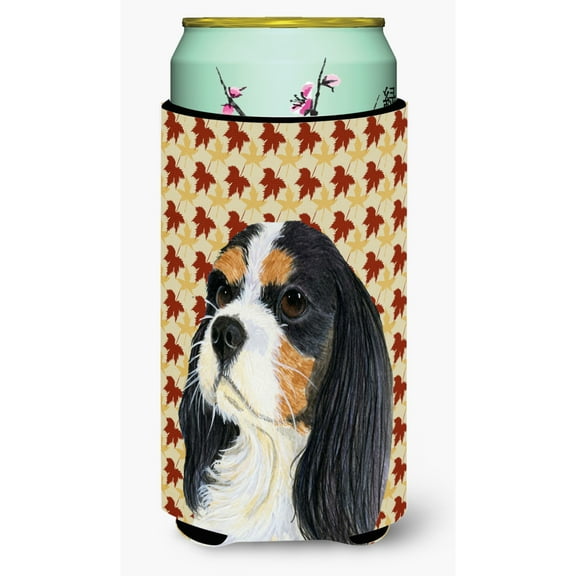 Cavalier Spaniel Fall Leaves Portrait Tall Boy Hugger