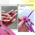 thumbnail image 4 of Saviland 5Pcs Acrylic Nail Brushes Set - Acrylic Nail Art Brush for Acrylic Application(Size #4#6#8#10#12), 4 of 7