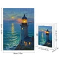 thumbnail image 2 of Lighthouse 500 Piece Wooden Puzzle, Nature-Themed Jigsaw Puzzle, Finished Size 20.5" x 15", 2 of 8