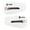 White, variant on Tusk MX D-Flex Replacement Plastic Hand Shields Black