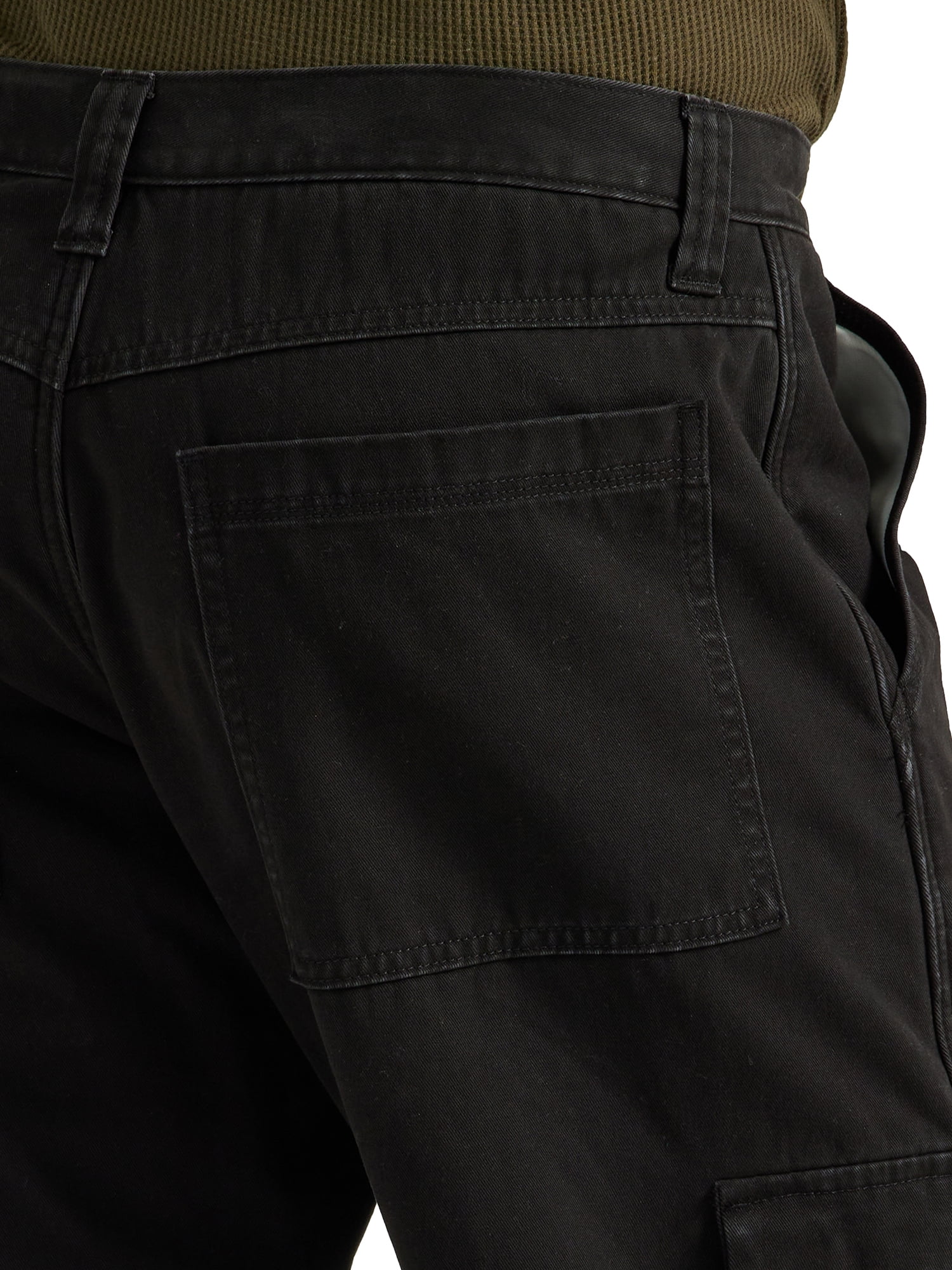 Wrangler Men s and Big Men s Relaxed Fit Fleece Lined Cargo Pant Walmart