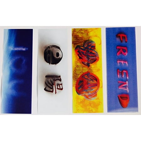 3D Motion I Love You - Best Friends - Peace And Love - Yin-Yang Symbol - Bookmarks and Rulers For (Symbols That Mean Best Friends)