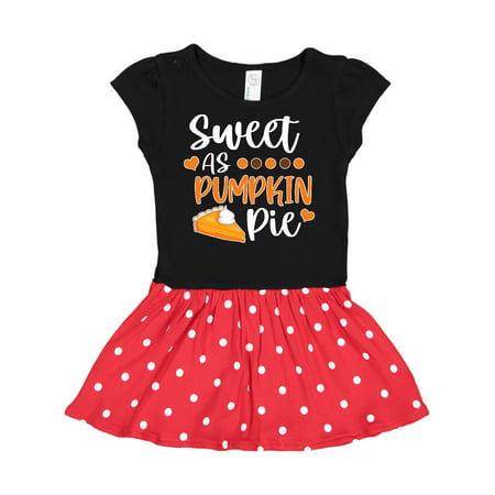 

Inktastic Thanksgiving Sweet as Pumpkin Pie Gift Toddler Girl Dress