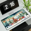 thumbnail image 3 of Merry Christmas Santa Reindeer Antlers Vizsla Sleigh Xmas Winter Holiday Desk Mat Full Keyboard Mouse Pad Vizslas Dog Lover Gifts Idea Large Mousepad - 00023, 3 of 5