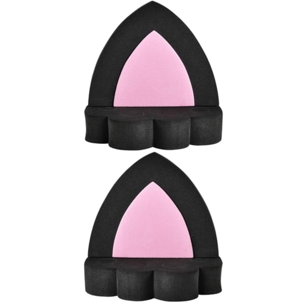 2 protectores decorativos para el techo del coche, adhesivos anticolisión de EVA con diseño de dibujos animados. 12cmx12cm