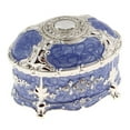 thumbnail image 1 of lionlar Oval Metal Vintage Jewelry Box Gift Ears Storage Box StyleA-, 1 of 9