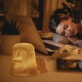thumbnail image 3 of Stone Portrait Clap Night Light Lightweight Comfortable to Touch Light for Home Bedroom Bedside, 3 of 9