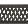thumbnail image 5 of vidaXL Twin Garden Bench Black 237 cm Steel, 5 of 5