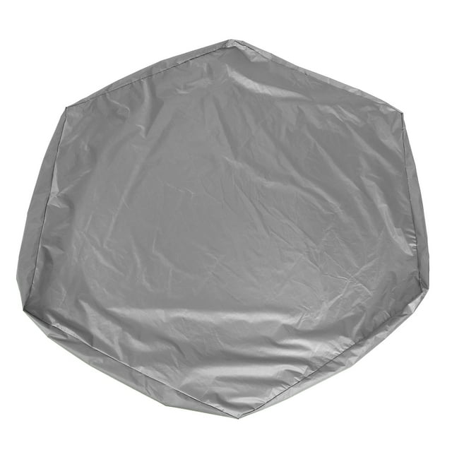 Protection Résistante à l'Usure pour Bac à Sable, Couvercle de Bac à Sable, Bac à Sable Durable pour l'Extérieur Gris 140x110x20 cm