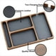 thumbnail image 4 of Bandeja Organizadora de Sintético con 4 Compartimentos, de Madera, para Mesita de Noche, para Guardar Teléfono, Joyas, Escritorios y Tocador., 4 of 5