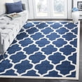thumbnail image 3 of Safavieh Amherst Roderick Geometric Area Rug, Navy/Beige, 5'3" x 8', 3 of 12