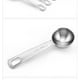 thumbnail image 2 of Cucharas medidoras: Juego de cucharas medidoras de acero inoxidable 18/8 de 6 piezas: 1/8 cucharadita, 1/4 cucharadita, 1/2 cucharadita, 1 cucharadita, 1/2 cucharada y 1 cucharada de ingredientes sec, 2 of 5