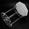 thumbnail image 3 of Delaman Pipette Rack, Pipette Rack 28-Holes Plexiglass Round Disc Test Tubing Stand Holder Laboratory Equipment Tool for Student, 3 of 8