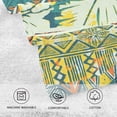 thumbnail image 4 of SKYSONIC Hand Towels Hawaii Tribal Leaves 2 PCS, Cotton Bath Towel Drying Face Hands Body ,Absorbent Lightweight Washcloth for Bathroom Ktichen Travel Gym, 16"×28", 4 of 7