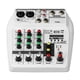 thumbnail image 2 of Consola de mezcla de sonido de 4 canales Bluetooth Grabar 48V Phantom Power AUX Paths Plus Effects Mezclador de audio Enchufe de la UE AweSitey EL1804-01B, 2 of 2