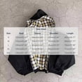 thumbnail image 3 of LYSMORA Men's Reversible Full Zip Hooded Jacket, Plaid Lined Loose Long Sleeve Casual Zip Up Sweatshirt Outerwear, 3 of 5