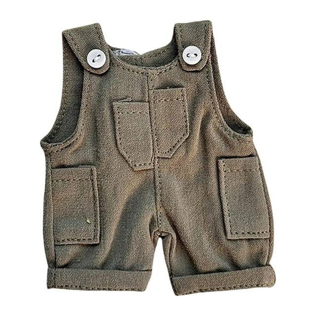 Mono de muñeca para niña, cómodo, para fotos, decoración desmontable, regalo Gris