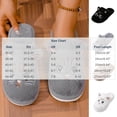 thumbnail image 2 of SAWOBUUN Cute Cat Slippers for Women Men Animal Fuzzy Plush Closed Toe House Slippers Soft Fluffy Warm Cozy Indoor Bedroom Shoes, 2 of 7