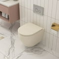 thumbnail image 5 of DeerValley  Liberty 1.59 GPF Wall Hung Elongated Toilets Included Seat Bone, 5 of 5