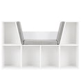 thumbnail image 3 of Patiojoy Armoire de Rangement Bibliothèque pour Enfants Étagère d'Exposition Multifonctionnelle avec 6 Casiers Blanc, 3 of 8