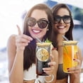 thumbnail image 5 of 6 pcs 16 oz Beer Can Glass with Lid and Straw, Can Glass Beer Cans c, 5 of 5