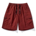 thumbnail image 7 of EOYWHK Mens Gym Shorts Quick Dry Cargo Shorts with Multi-Pockets Relaxed Fit Workout Shorts for Men Soft Lightweight Breathable Active Shorts for Wine, Size XXXXXL, 7 of 7