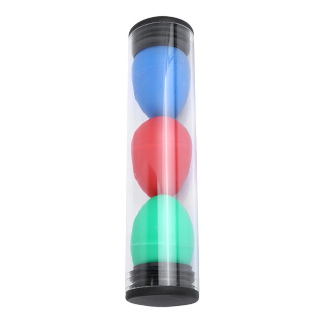 Juego de juguetes musicales, 3 piezas de instrumentos musicales de plástico, juego de juguetes de instrumentos musicales para hacer huevos, diseño fácil de usar