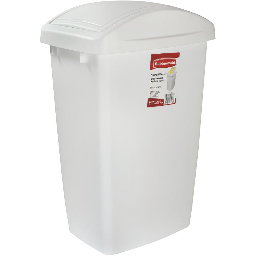 47.3L White SwingTop Garbage Can Walmart Canada