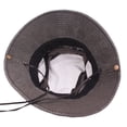 thumbnail image 2 of Mens Bucket Cap With Adjustable Strap Sun Protection Breathable Fisherman Hat For Outdoor Hiking, 2 of 4