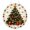E, variant on Christmas Santa Pearl Rhinestone Diamond Painting Hanging Ornament Handmade Crystal Bead Craft Decor 25x25cm