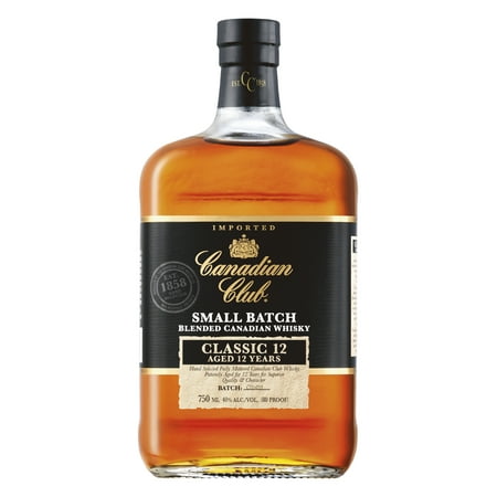 Canadian Club Classic 12 Year Old Whisky, 750mL