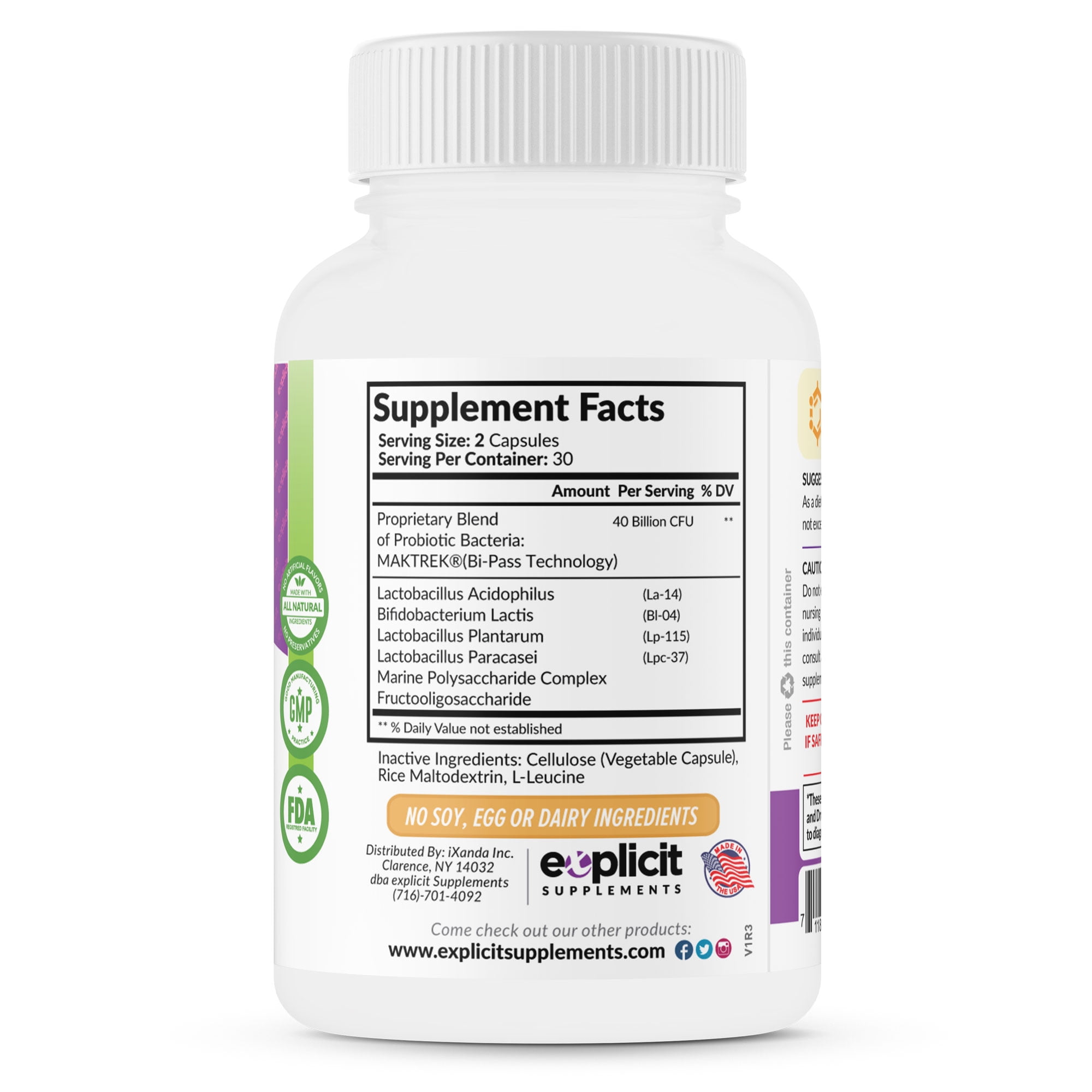 CompleteBrain – Powerful Nootropic and Brain Supplement And Advanced Probiotics – 40 Billion CFU Active Cultures – Nootropic Neuro Stack