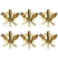 thumbnail image 1 of AMERTEER 6Pcs fork Spoon Towel Napkin Ring Hotel Wedding Party Dinning Table Home Decor, 1 of 10
