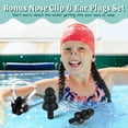 thumbnail image 2 of Skywee 2 Pack Kids Swim Caps for Boys Girls Durable Silicone Swimming Cap for Children Waterproof Shower Cap Bathing Hats with Ear Plugs & Nose Clip, 2 of 5