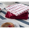 thumbnail image 5 of RITZ Terry Check Kitchen Towel Set, 3-Pack, 15" x 25", Paprika, 5 of 5