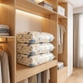 thumbnail image 5 of Hvmvliv Vacuum Storage Bags Extra Thick Compression Bags,Reusable Leak-Proof for Clothes,Quilts,Blankets,Down Jackets,Pillows,Travel Organizer,27.55X17.71in Beige-S, 5 of 8