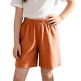 thumbnail image 2 of OGLCCG Boys Lounge Shorts 3 Pack Cotton Baggy Sleepwear Bottoms Comfortable Breathable Elastic Waist Summer Shorts 5-15 Years, 2 of 8