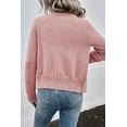 thumbnail image 3 of Elegant Textured Knit Cardigan with Pearl Beading - Sepia Rose - [ZhiHiMeRi] | (US 8-10)M, 3 of 6