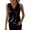Black Tank Tops, variant on Women Tank Tops Summer Sleeveless V-Neck Solid Color Elegant Loose Fit Casual Shirt Tops Versatile Basic Layering Comfortable Blouse Holiday Ladies Camisole