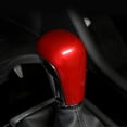 thumbnail image 2 of BFY Red Console Gear Shift Knob Cover Decorative Trim For Mazda 3 Axela 2020 2021 ABS Plastic Car-Styling Accessories, 2 of 9