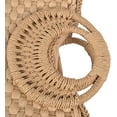 thumbnail image 6 of YOUI-GIFTS Hand-woven Straw Bag Women Summer Beach Handbag Purse Retro Rattan Tote Clutch Travel Bag with Wood Round Top Handle, 6 of 7