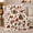 Santa Elves, variant on Festive Vintage Santa Christmas Pattern Holly Boxes Whimsical, Festive Holiday Scene, Warm Flannel Blanket for Living Room and Family Room, Art Lovers Christmas Gift, Festive Home Decor